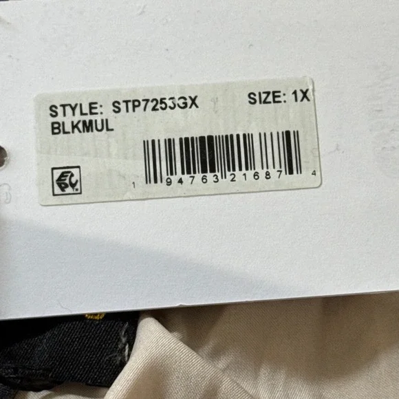 Sugar Lips Curve Womens 1X Shorts Black White Print Pom Pom Tie Waist Cotton - Picture 9 of 11